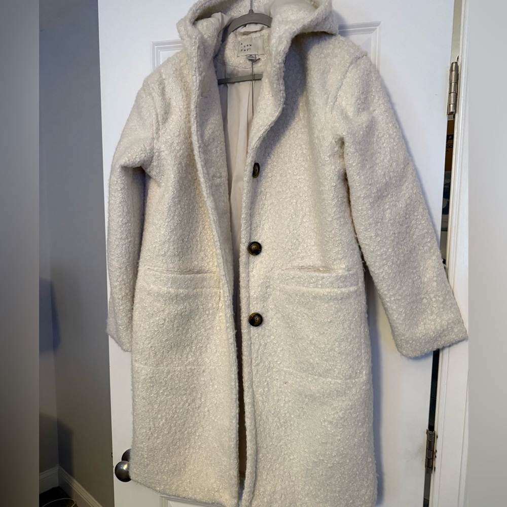 a new day Cream Teddy Jacket